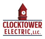 Color logo for Clocktower Electric, an electrician in St. Simons Island, GA.
